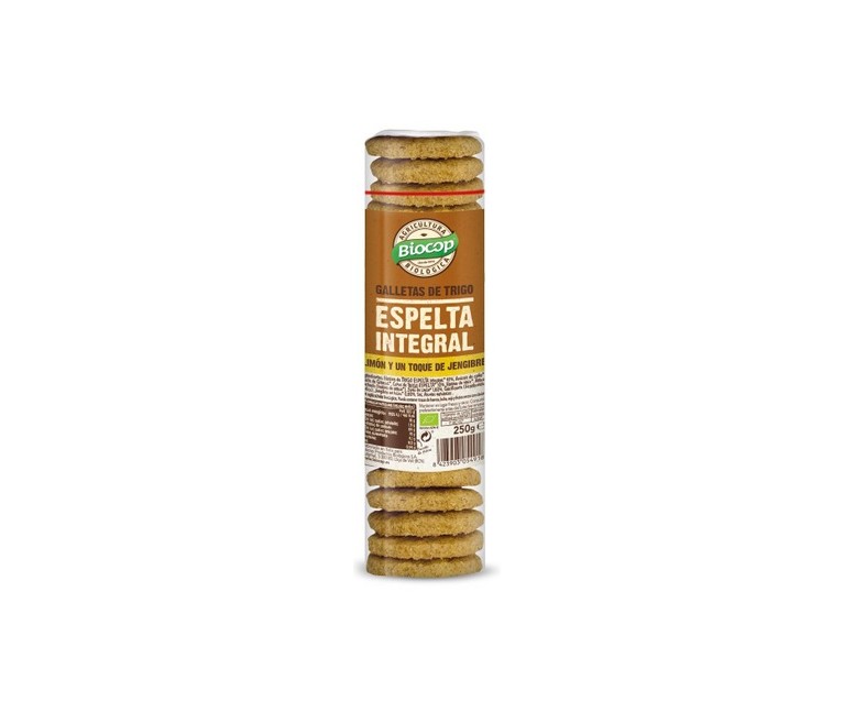 Galletas de Trigo Espelta Integral 250 g Biocop