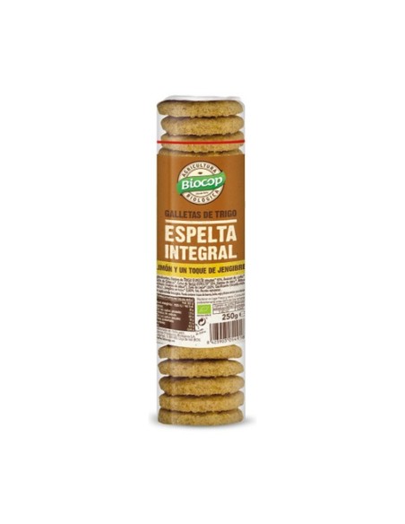 Galletas de Trigo Espelta Integral 250 g Biocop