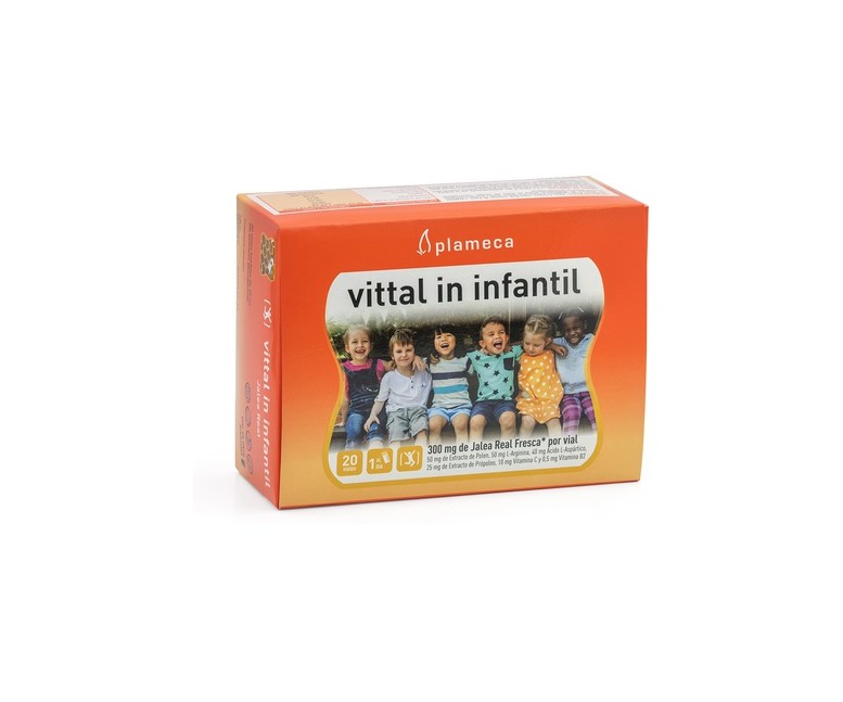 Vittal In Infantil (Jalea Real) 20 viales de 10ml Plameca