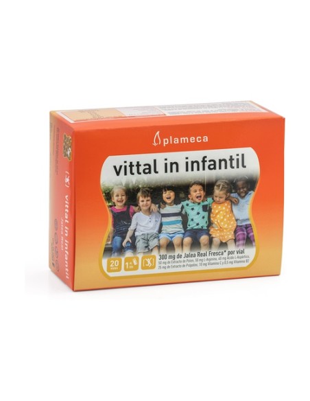 Vittal In Infantil (Jalea Real) 20 viales de 10ml Plameca