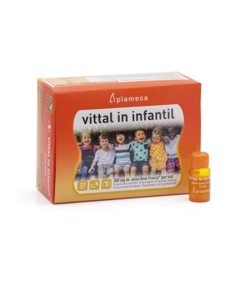 Vittal In Infantil (Jalea Real) 20 viales de 10ml Plameca