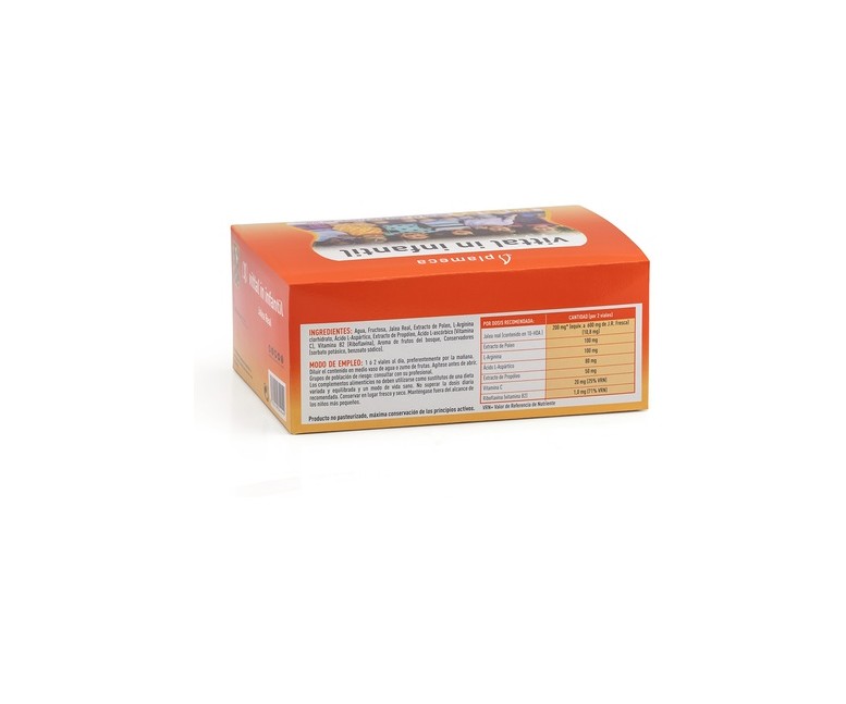 Vittal In Infantil (Jalea Real) 20 viales de 10ml Plameca