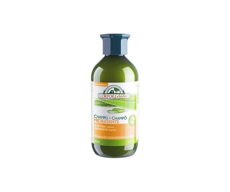 Champú hidratante con aloe vera 300 ml de gel Corpore Sano