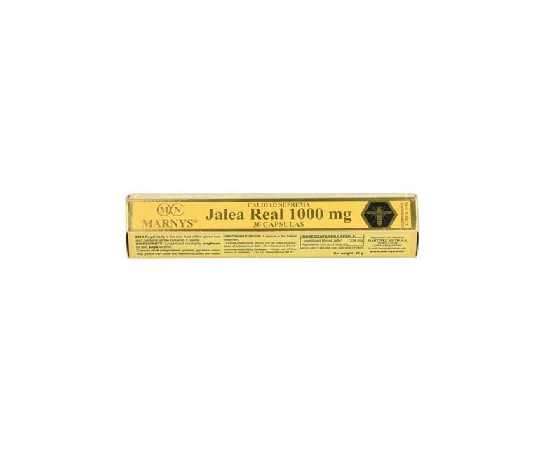 Jalea Real Lecitina 30 cápsulas de 1000mg MARNYS®
