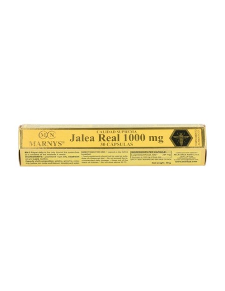 Jalea Real Lecitina 30 cápsulas de 1000mg MARNYS®