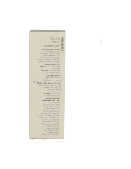 Extracto de Tila Formula (Fórmula XXI) 50 ml Soria Natural