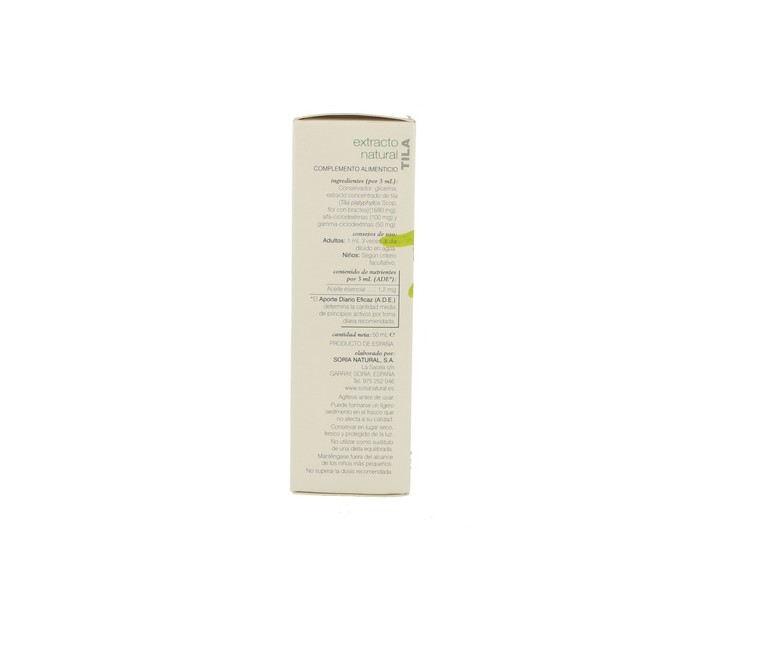 Extracto de Tila Formula (Fórmula XXI) 50 ml Soria Natural