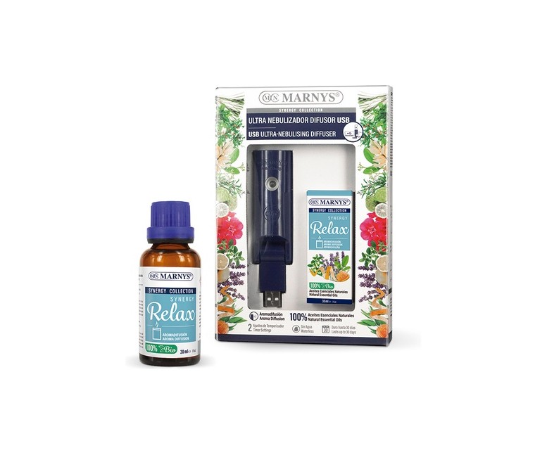 Combo USB Ultra Nebulizador + Synergy Relax USB + 30 ml MARNYS®