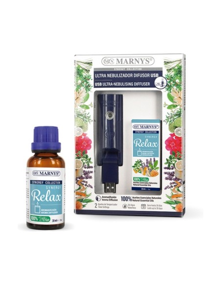 Combo USB Ultra Nebulizador + Synergy Relax USB + 30 ml MARNYS®