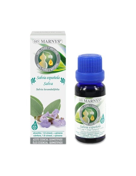 Aceite Esencial de Salvia Española 15 ml de aceite esencial MARNYS®