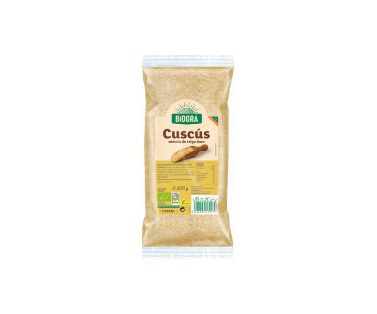 Cus Cus Trigo Blanco Natural 500 g Biográ