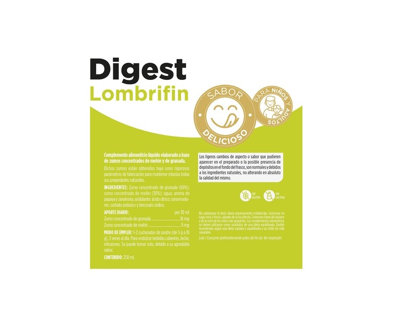 Lombrifin (digestivo) 250 ml Eladiet