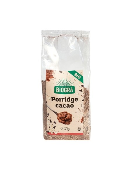 Desayuno Porridge de Avena Chocolate 455 g Biográ