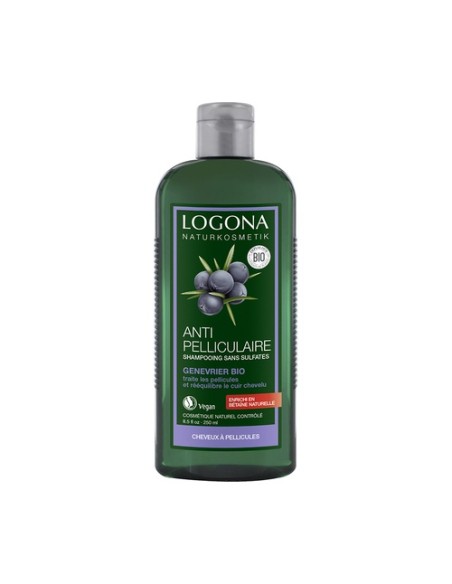 Champú anticaspa de enebro 250 ml Logona