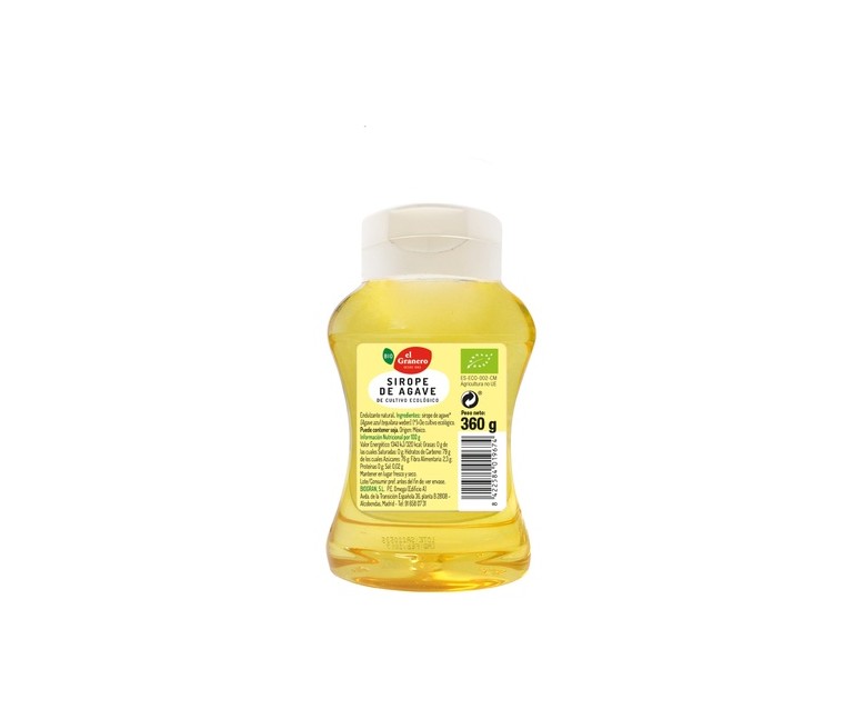 Sirope de agave bio 360 g El Granero Integral