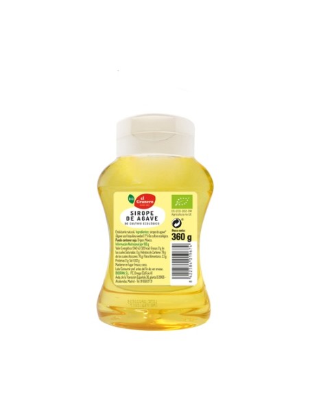 Sirope de agave bio 360 g El Granero Integral