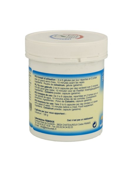 Calostrum 200 cápsulas de 300mg Fenioux