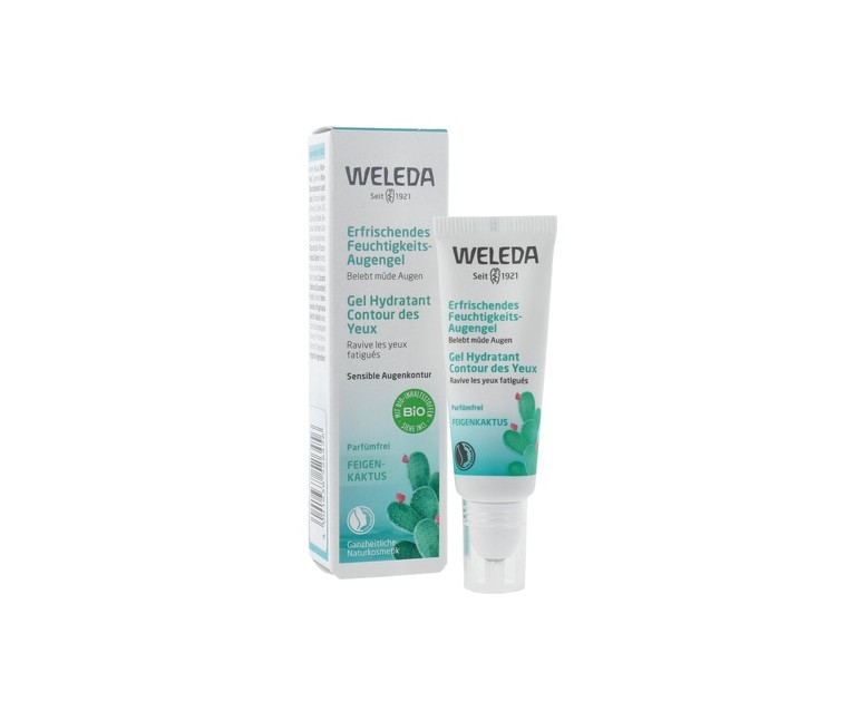 Hydragel ojos refrescante de extracto de cactus 10 ml de gel Weleda