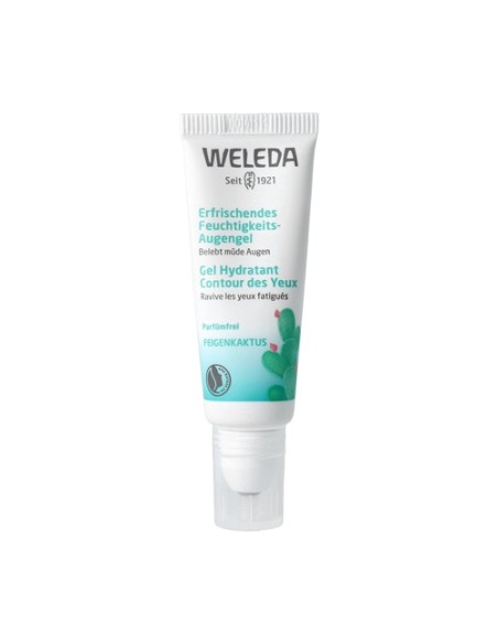 Hydragel ojos refrescante de extracto de cactus 10 ml de gel Weleda