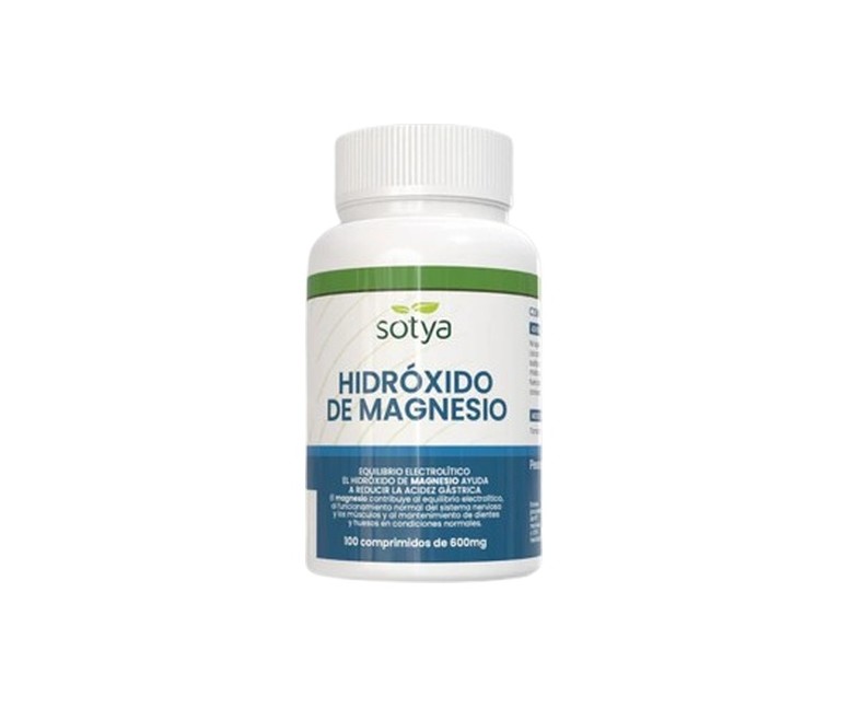 Hidróxido de magnesio 100 comprimidos de 600mg Sotya
