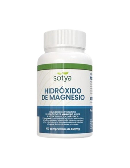 Hidróxido de magnesio 100 comprimidos de 600mg Sotya
