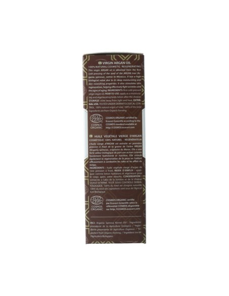 Aceite Vegetal de Argán Virgen Bio 50 ml Esential Aroms