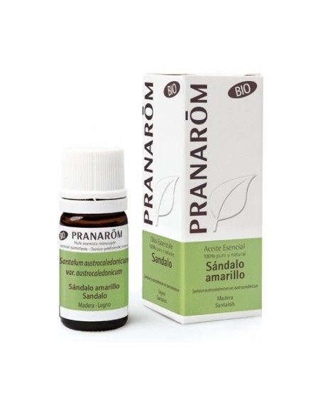 Aceite esencial de sándalo amarillo madera bio 5 ml de aceite esencial Pranarom