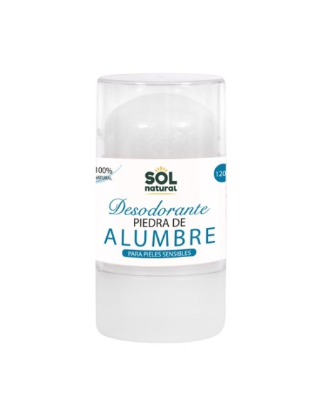Desodorante piedra de alumbre 120 g Sol Natural