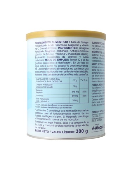 Colágeno soluble plus (sabor café) 300 g de polvo (Café) Integralia