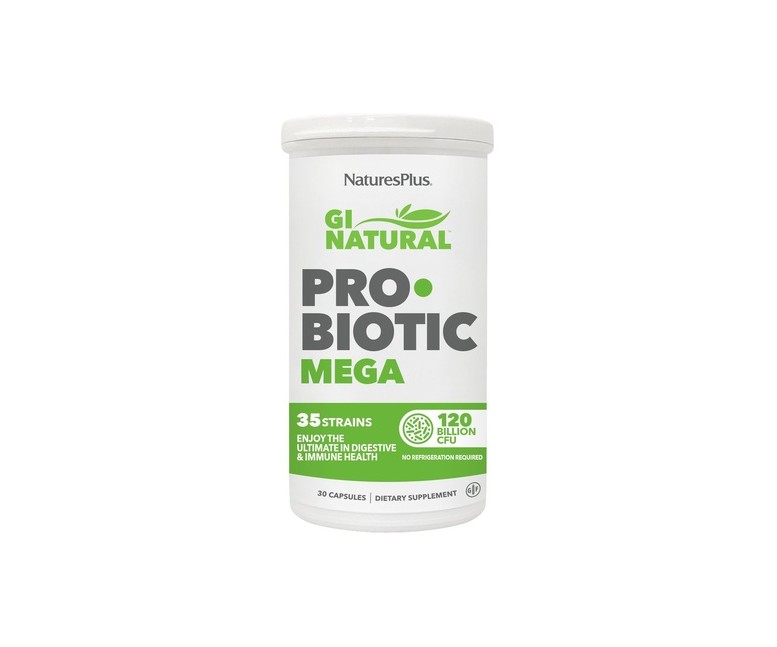 GI Natural Probiotic Mega 30 cápsulas Natures Plus