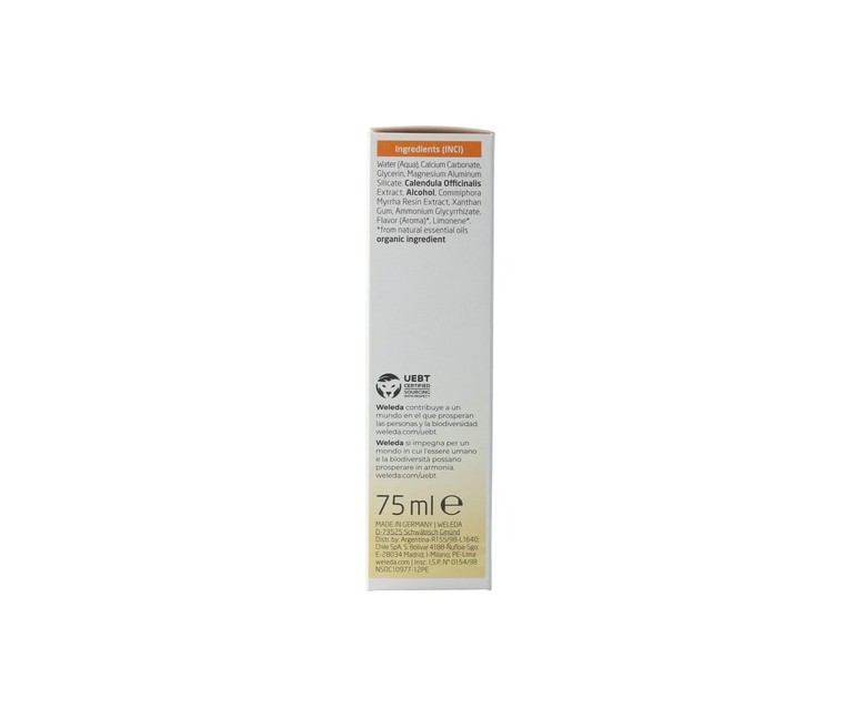 Pasta dentífrica de caléndula 75 ml Weleda