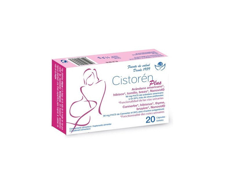 Cistoren Plus 20 cápsulas Bioserum