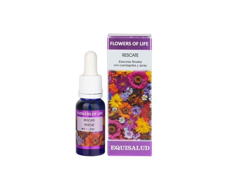 Flower of Life Rescate 15 ml de elixir floral Equisalud