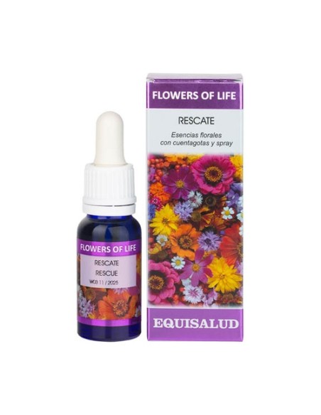 Flower of Life Rescate 15 ml de elixir floral Equisalud