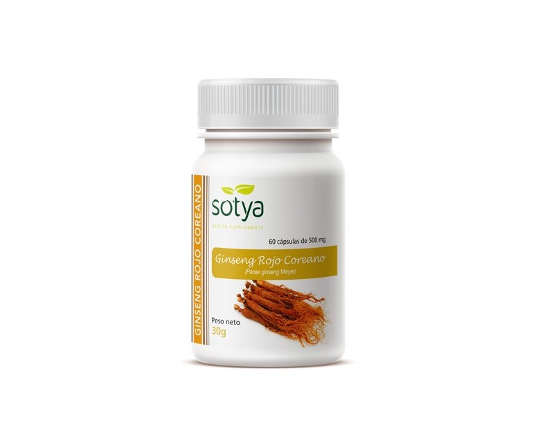 Ginseng Rojo Coreano 60 cápsulas Sotya