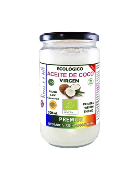 Aceite de Coco Virgen Extra Ecológico 500 ml de aceite Robis