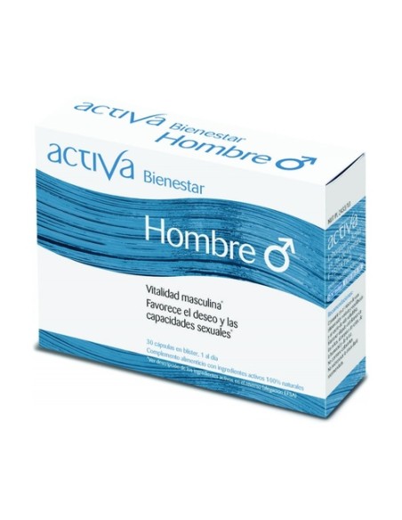 Bienestar hombre 30 cápsulas vegetales Activa