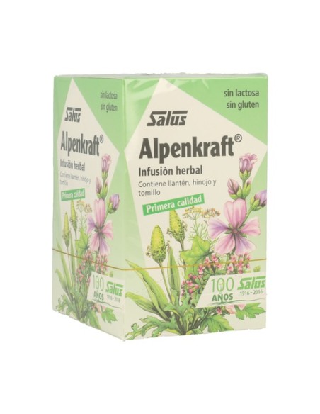 Infusión alpenkraft 15 bolsitas infusoras Salus