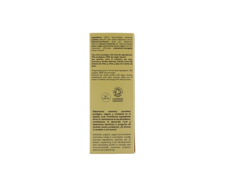 Protector solar SPF 30 Bio 100 ml de crema Matarrania