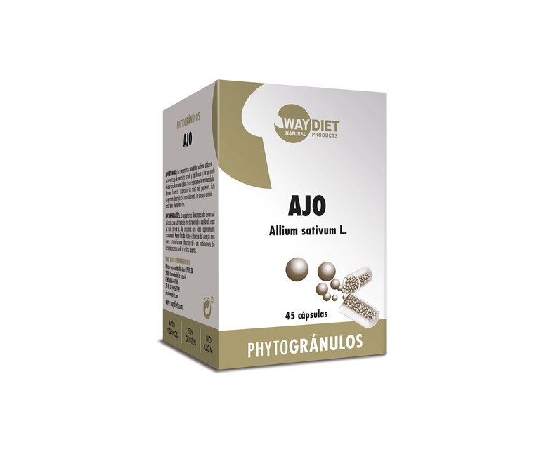 Phytogranulos ajo 45 cápsulas de 478mg Waydiet