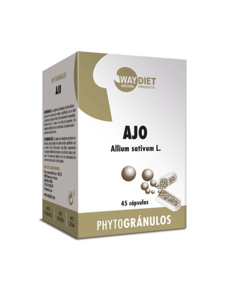 Phytogranulos ajo 45 cápsulas de 478mg Waydiet