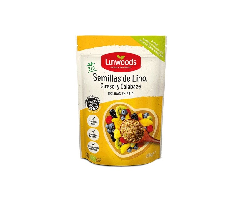 Semillas de Lino, Calabaza y Girasol 200 g Linwoods