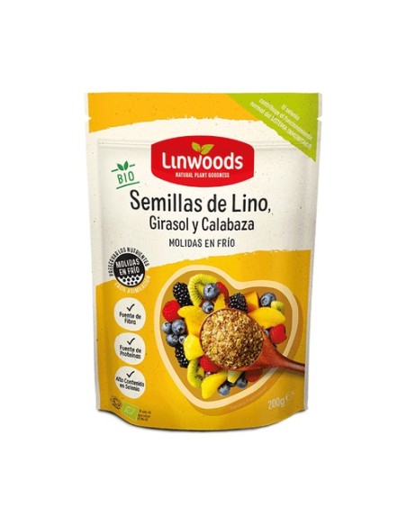 Semillas de Lino, Calabaza y Girasol 200 g Linwoods