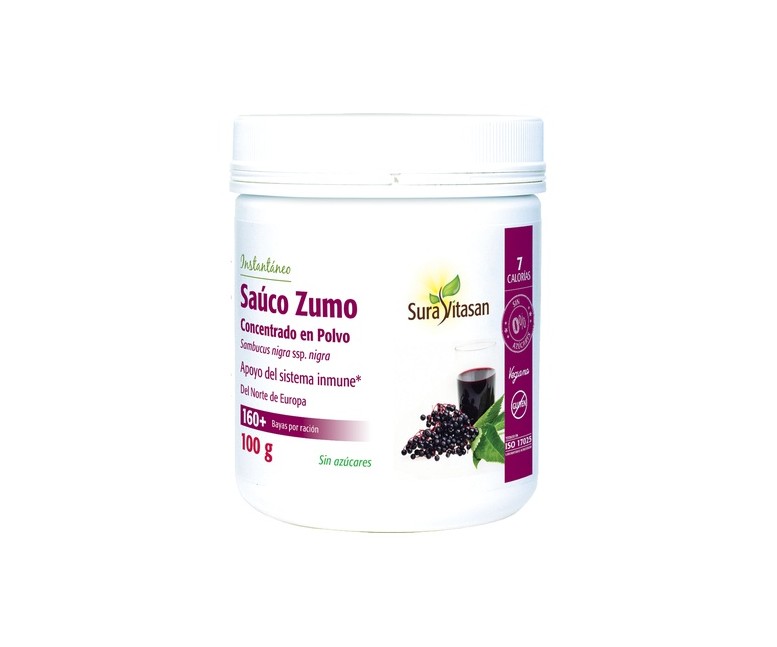 Saúco zumo concentrado en polvo 100 g de polvo Sura Vitasan