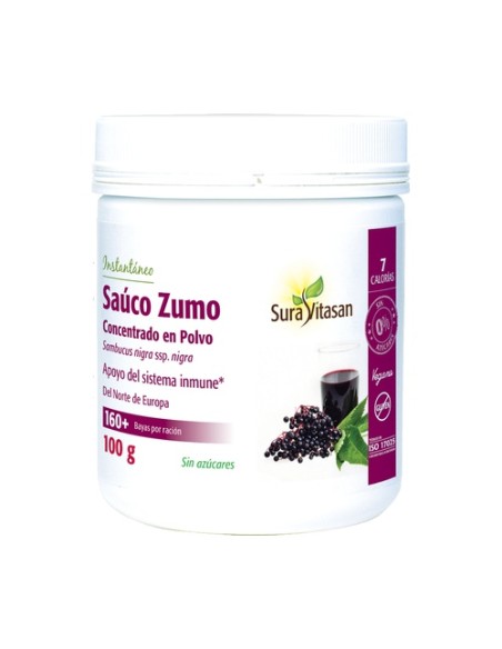 Saúco zumo concentrado en polvo 100 g de polvo Sura Vitasan
