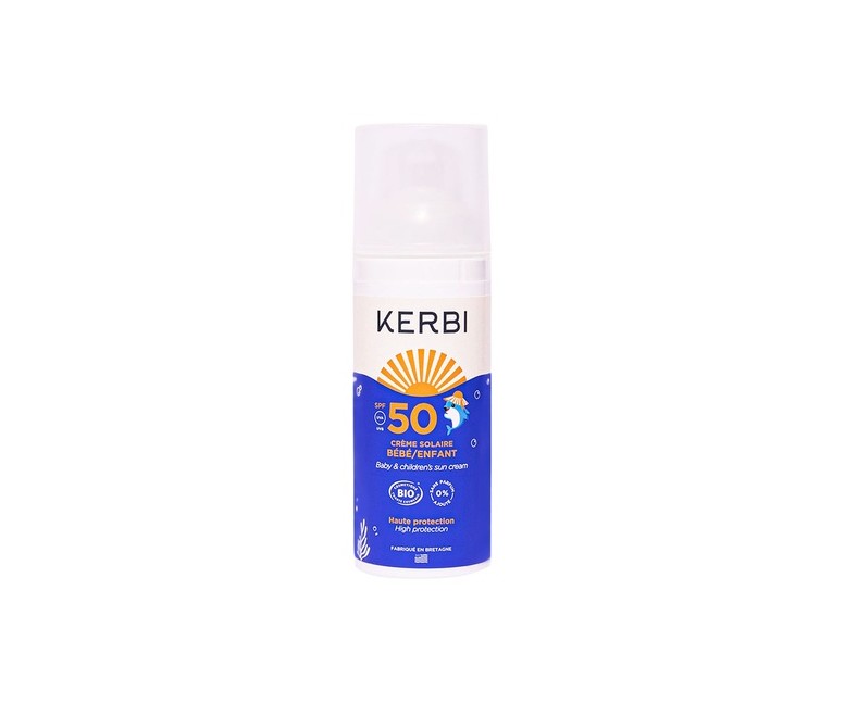 Crema solar bebé/niño SPF50 50 ml de crema Kerbi