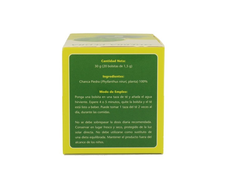 Infusión de Chanca Piedra 20 bolsitas infusoras Dietmed