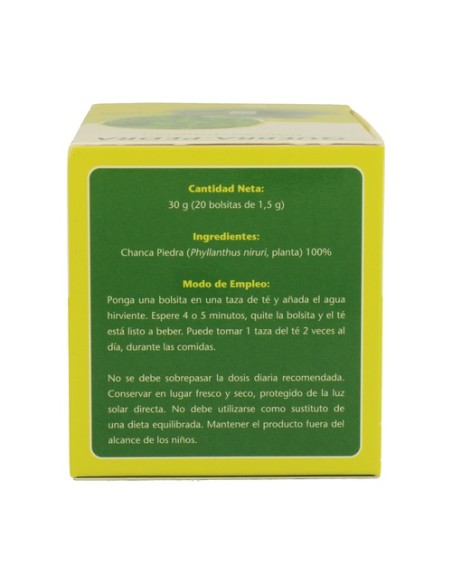Infusión de Chanca Piedra 20 bolsitas infusoras Dietmed