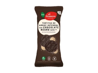 Pack Tortitas de arroz con chocolate negro 60%
