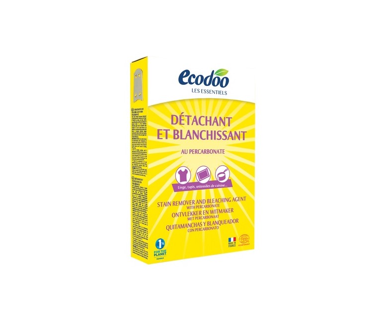 Quitamanchas y blanqueador con percarbonato 350 g de polvo Ecodoo